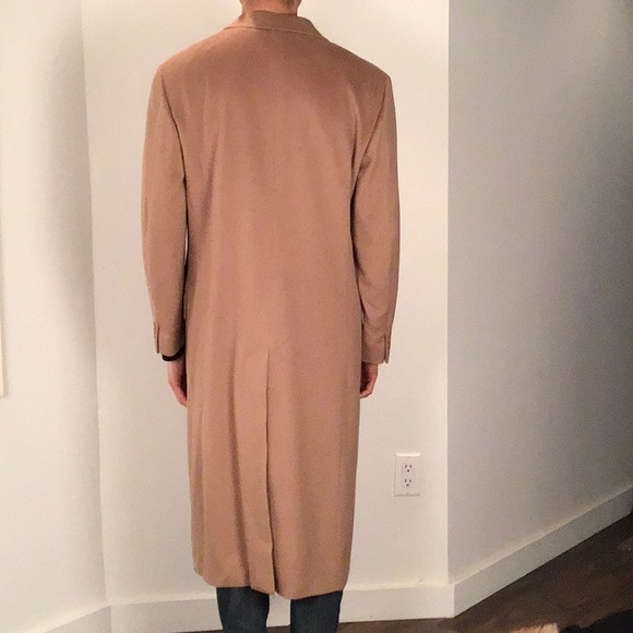 Rare Canali 90% wool 10% cashmere overcoat made in Italy. Camel color. Size 50R - Picture 3 of 12